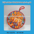 Round shape ceramic pot holders with lifting rope